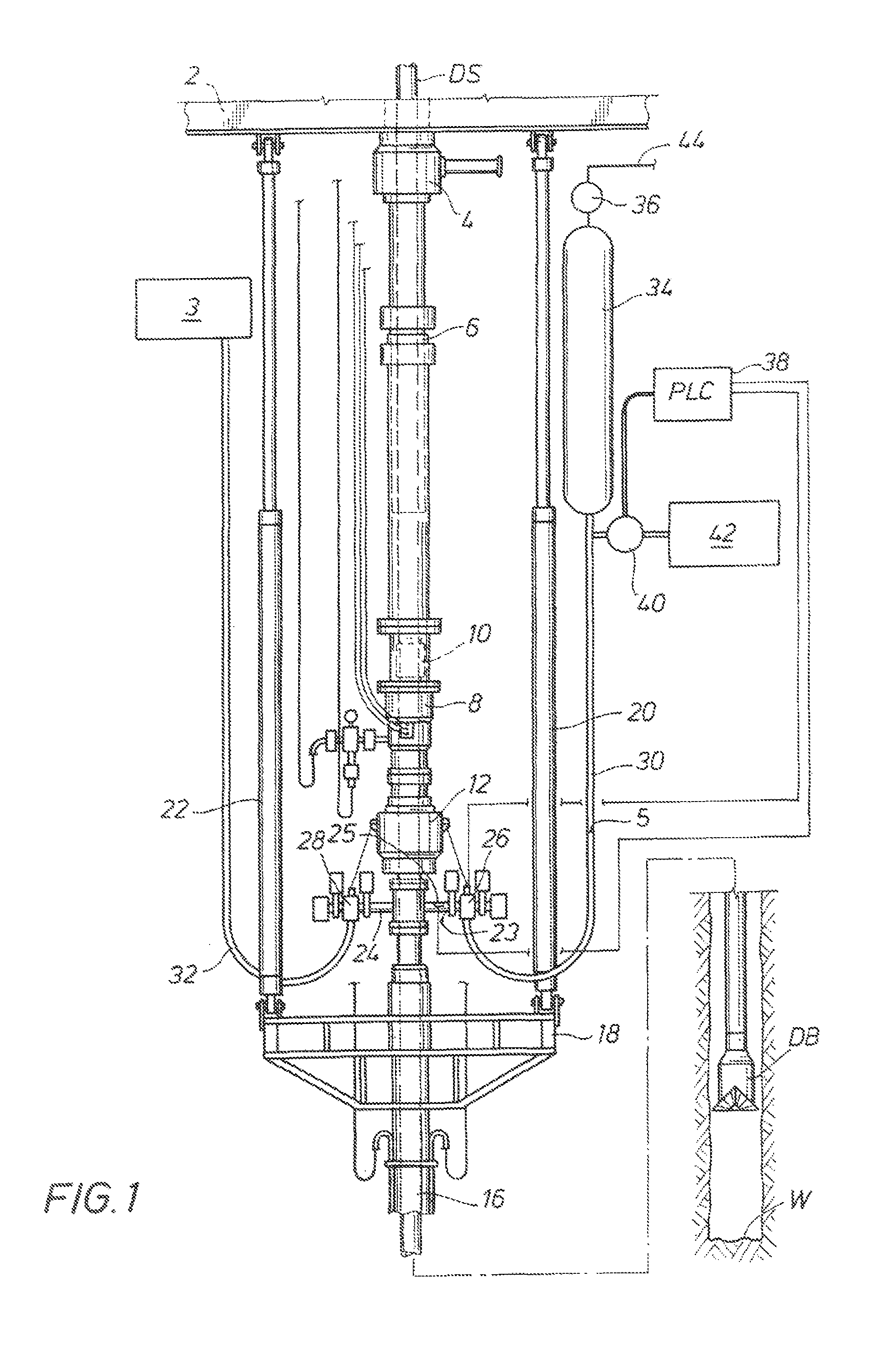 System and method for managing heave pressure from a floating rig