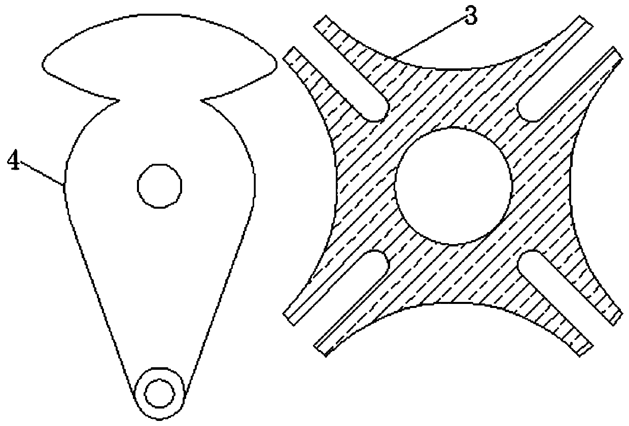 Floor packaging chamfering device capable of automatically changing angle and striking and chamfering corner angles