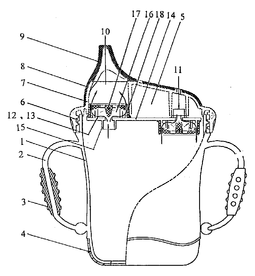 Plastic cup and cover coated with a layer soft plastic