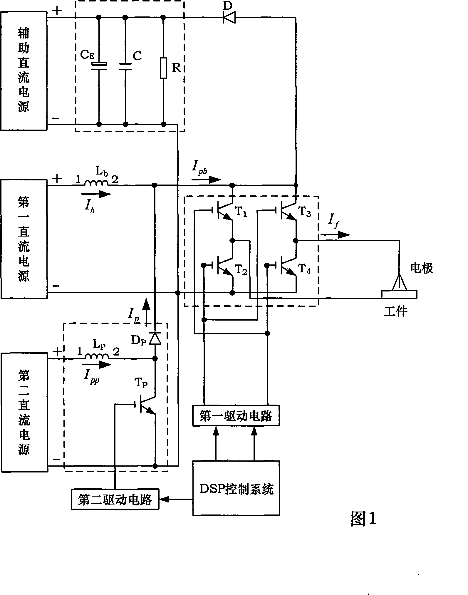 Super speed inverting square wave composite pulse current pole-changing arc-welding power supply device