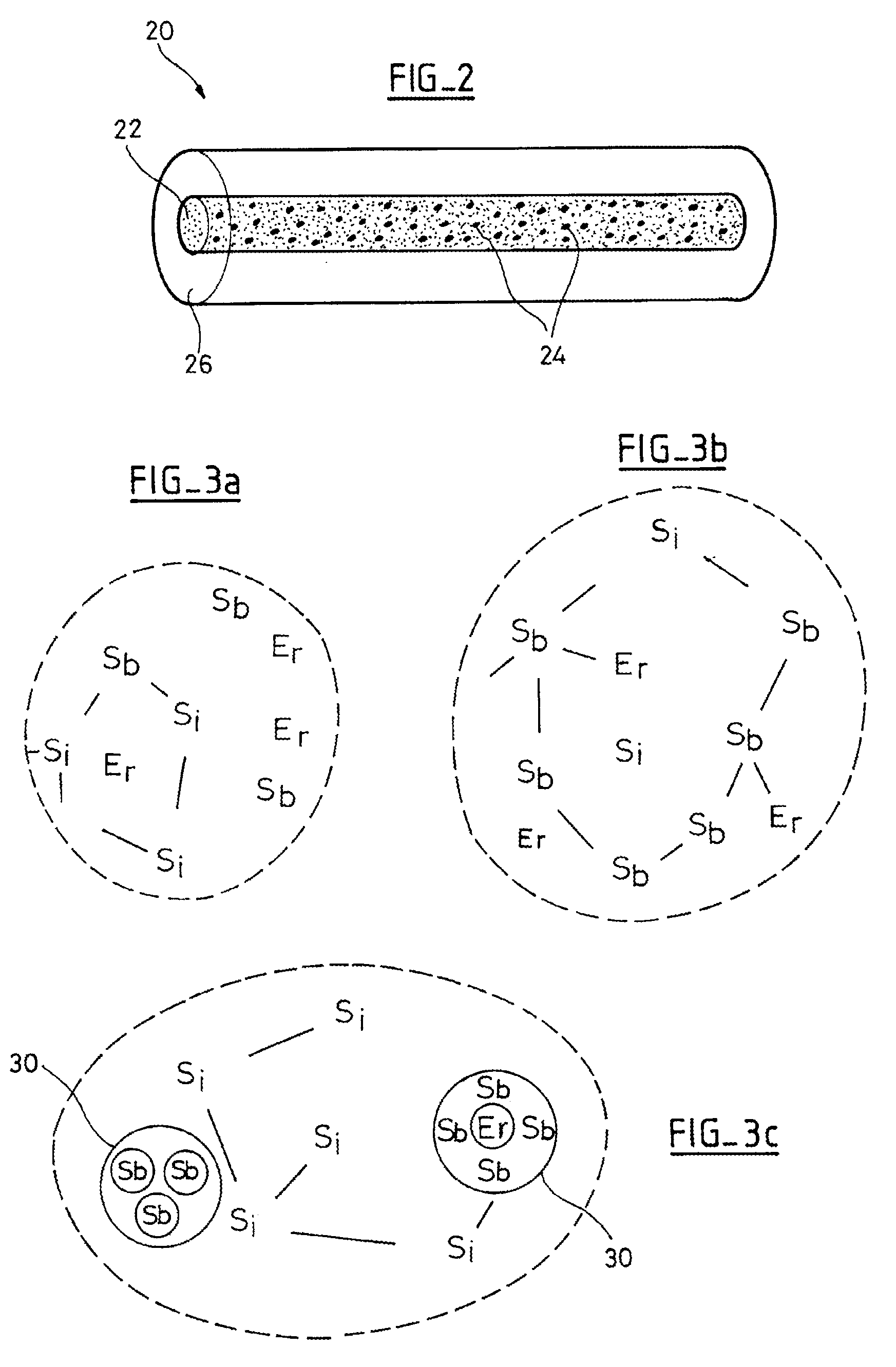 Optical guide including nanoparticles and manufacturing method for a preform intended to be shaped into such an optical guide