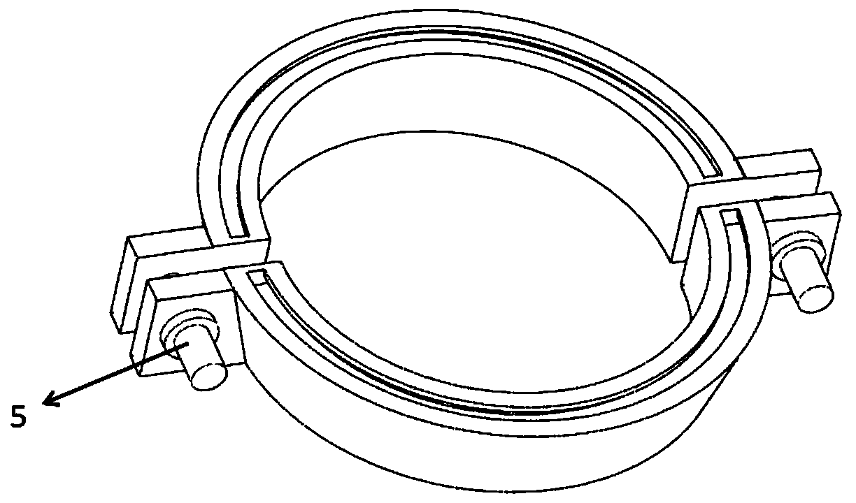 Positioning device for X-ray detection of GIS equipment