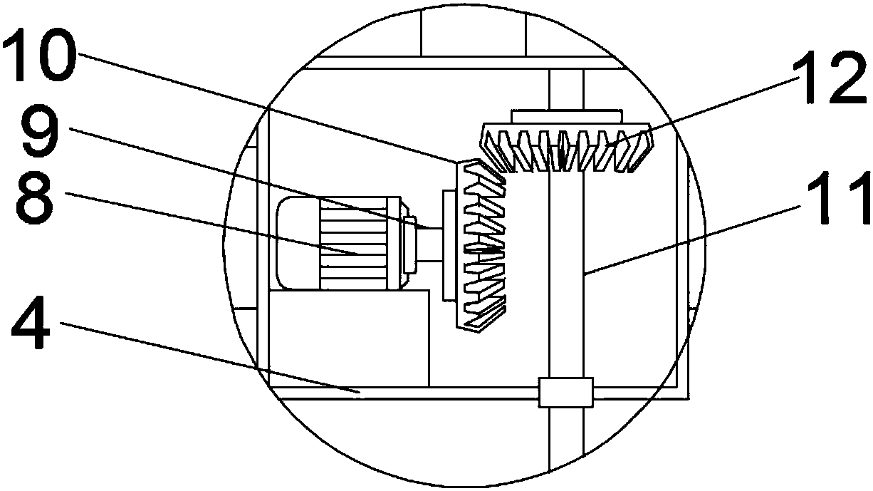 Sampling processing device for soil detection