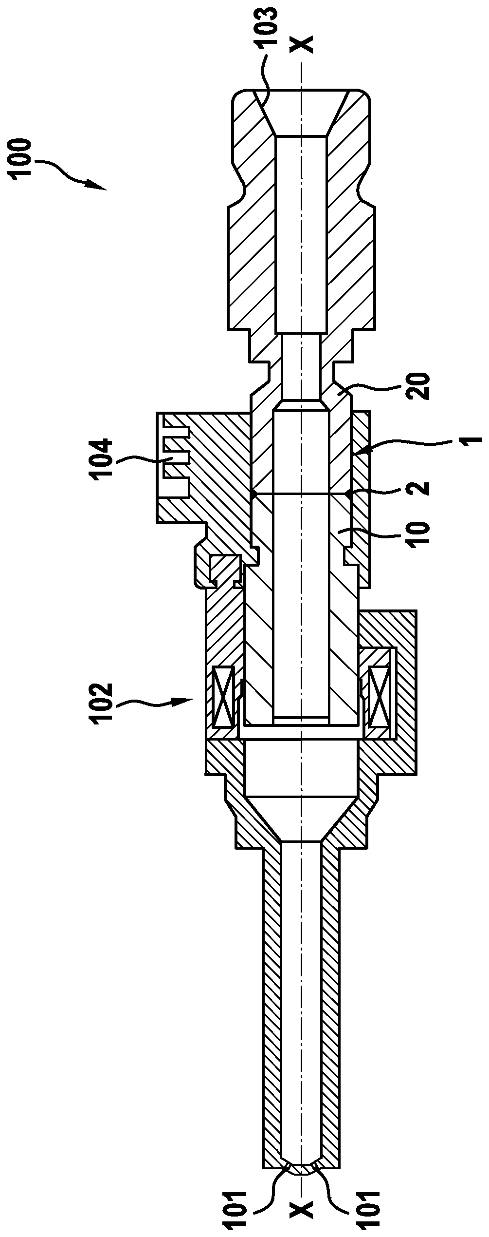 Component assembly with fiber laser welded joint and method for this