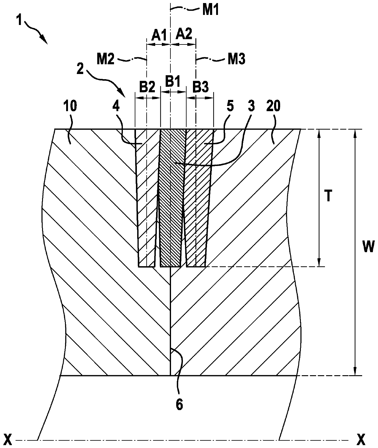 Component assembly with fiber laser welded joint and method for this