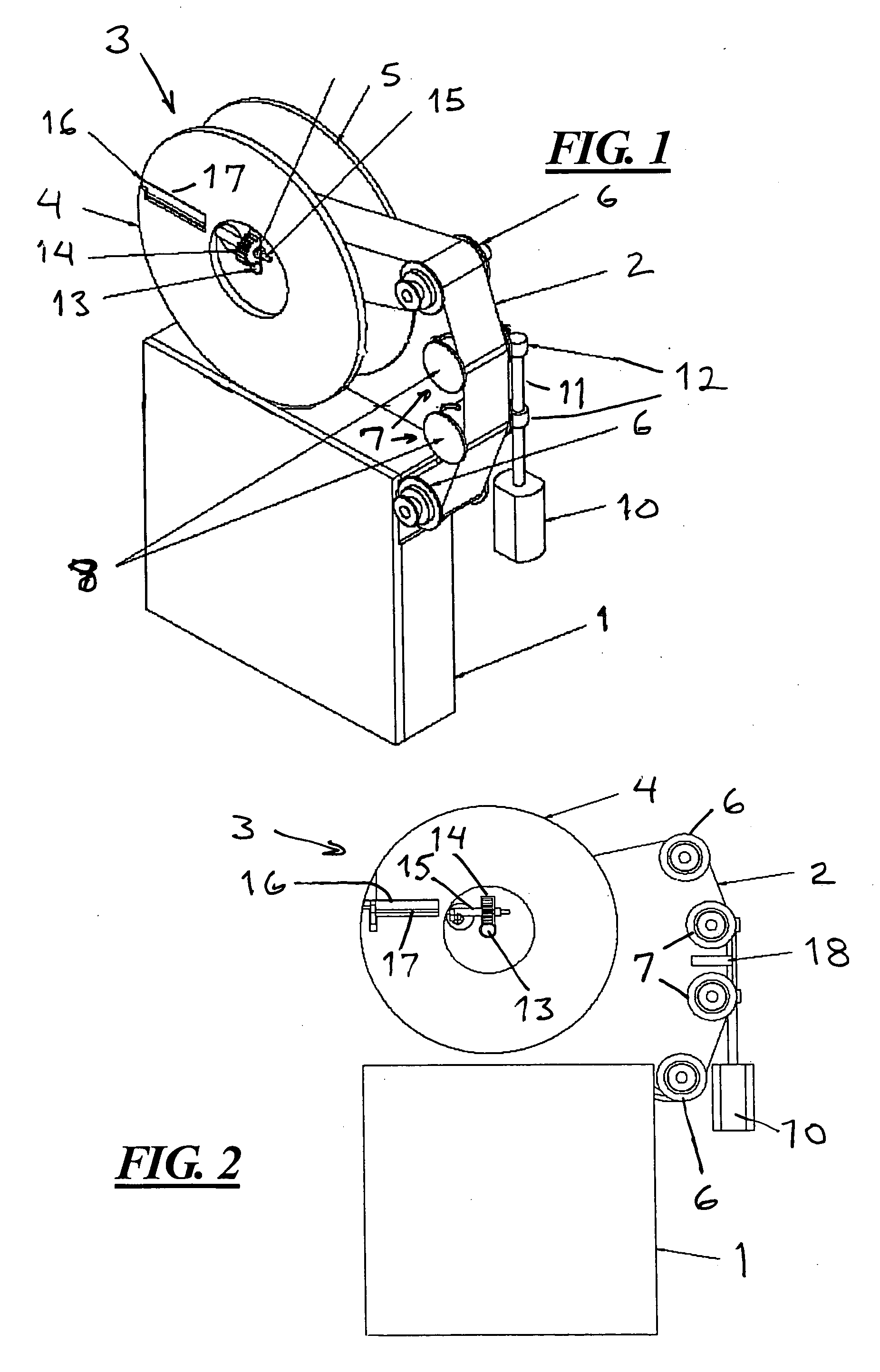 Drive for magnetic tape adjustable for use with tapes of different widths