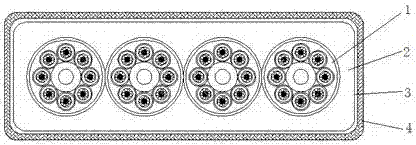 Reel control cable and preparation method thereof