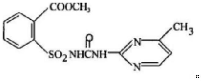 Compound herbicidal composition containing monopyrimsulfonate and its application