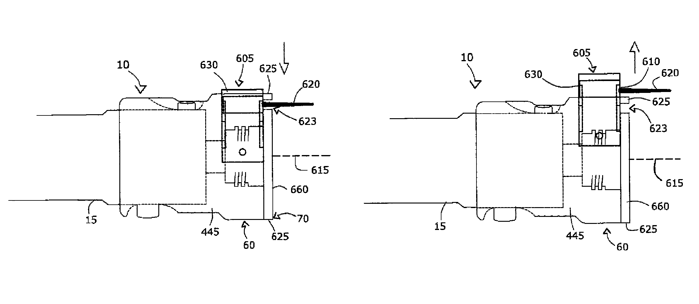 Systems and methods for providing a firearm with an extendable light source