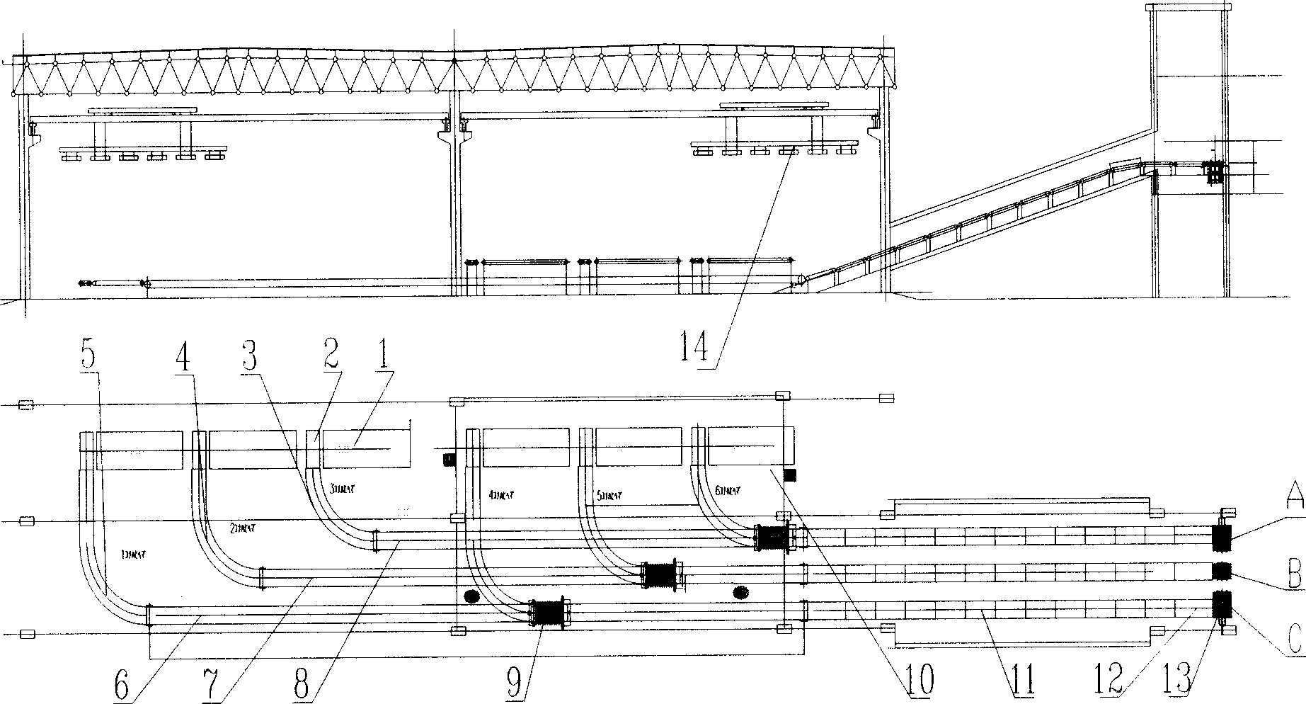 Biomass power plant fuel system