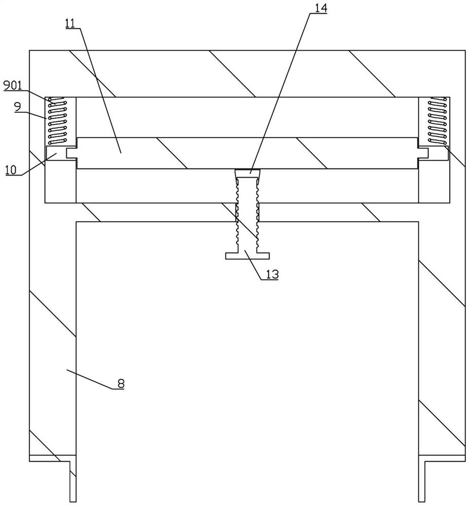 Embossing device provided with tensioning structure and used for textile non-woven fabric production