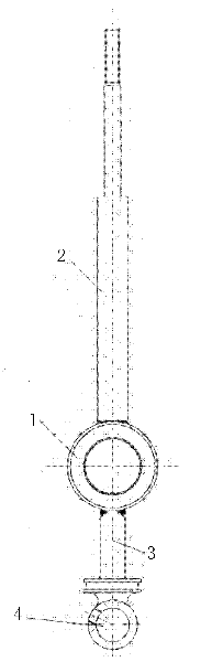 Variable speed operation rod for automobile