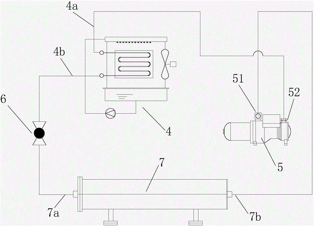 Cold-and-hot water unit with plate-pipe composite heat-exchange evaporative condenser