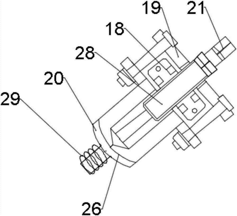 Six-link mechanical arm device with adjustable degree of freedom