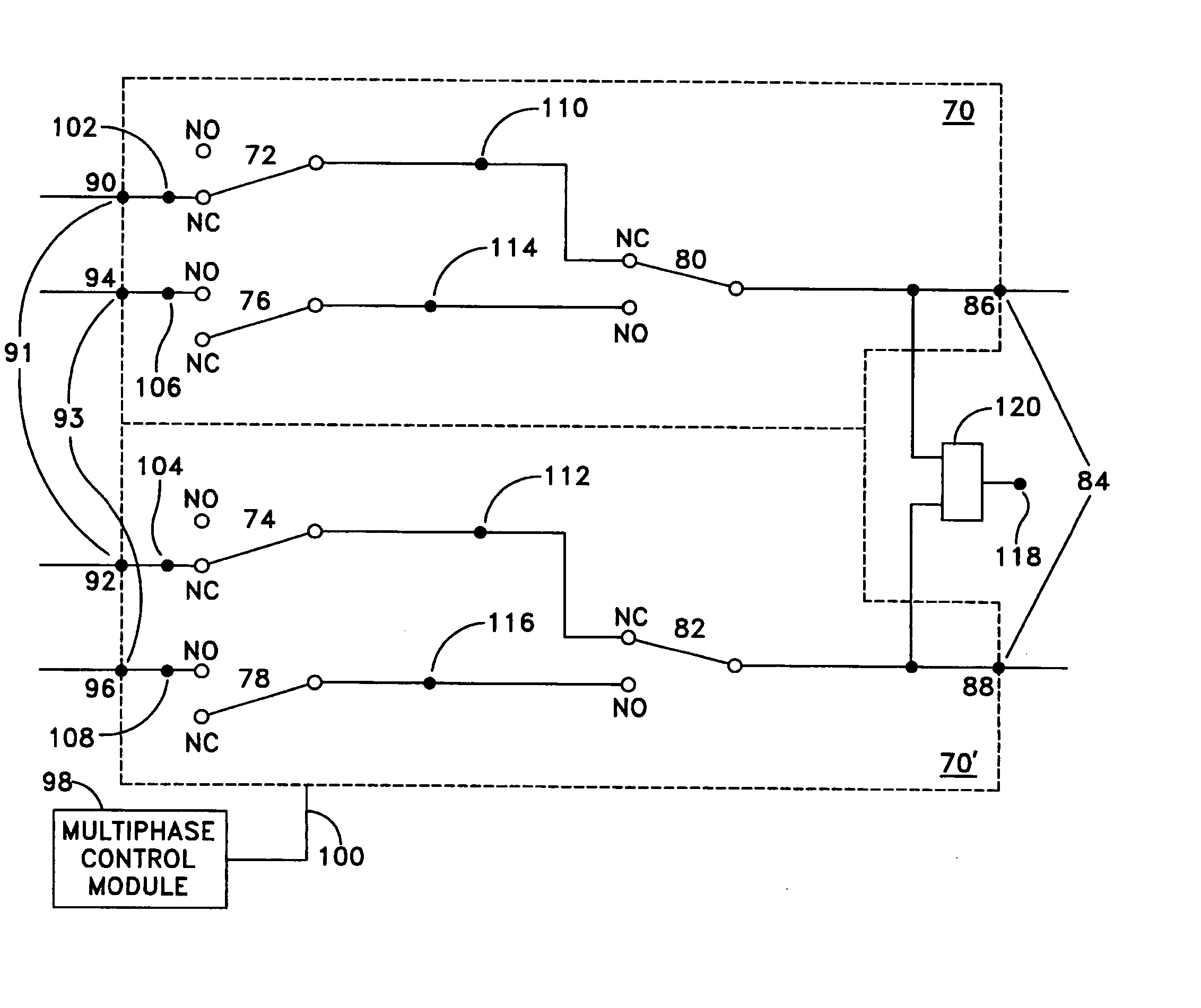 Apparatus and method for preventing an electrical backfeed