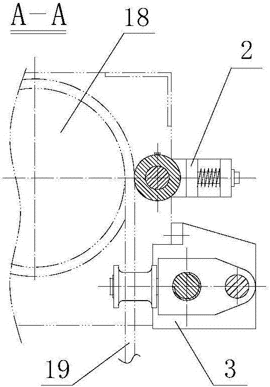 Rope guider with casing pipe type rope presser and guiding rod type thread rope guiding device