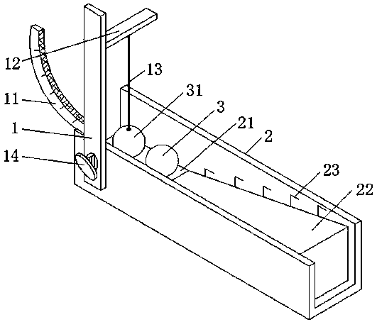 Mechanics experiment teaching aid for physics teaching