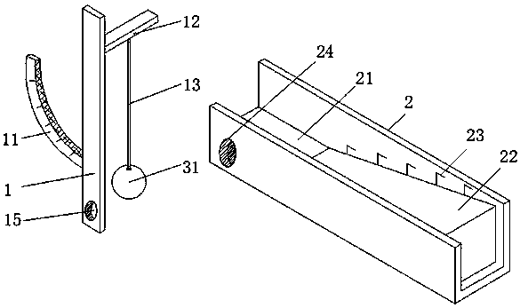 Mechanics experiment teaching aid for physics teaching