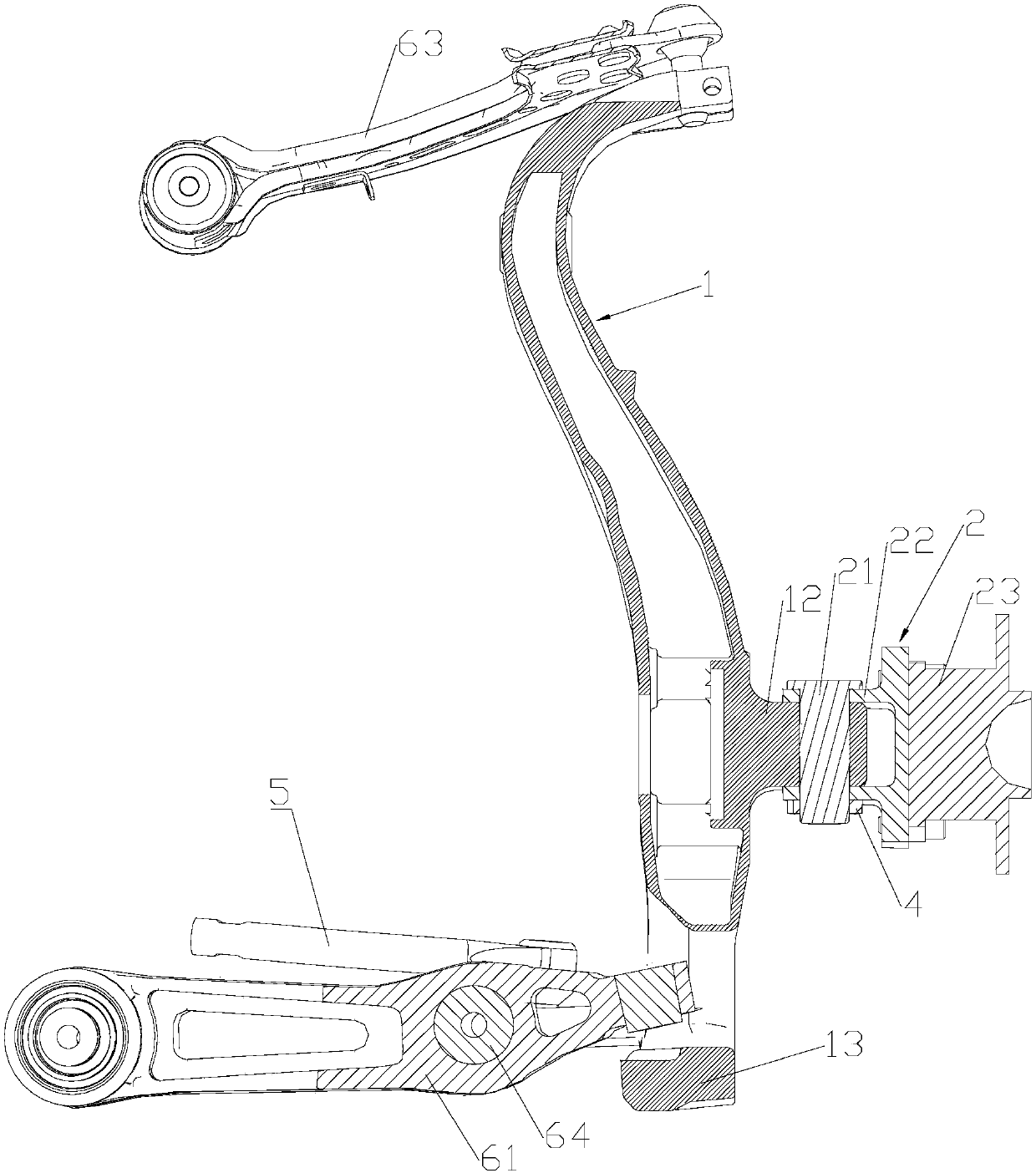 Vehicle steering transmission mechanism, vehicle steering system and vehicle