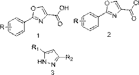 A kind of 2,4-disubstituted pyrazole compound containing oxazole ring and its preparation method and application