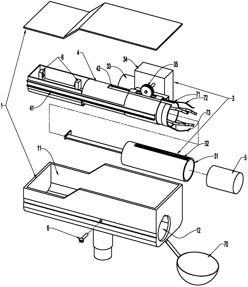 Automatic moxibustion device