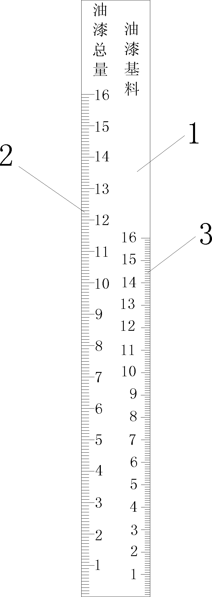 Oil paint coating method for external identifier of metro vehicle