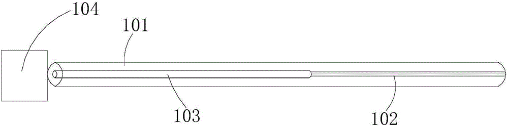 Intracranial hematoma breaking aspirator and intracranial hematoma breaking vacuum aspiration device