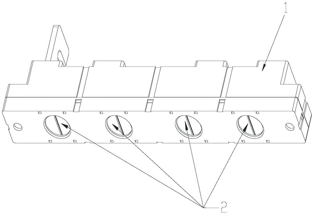 Multi-interface security type inlet wire switching assembly