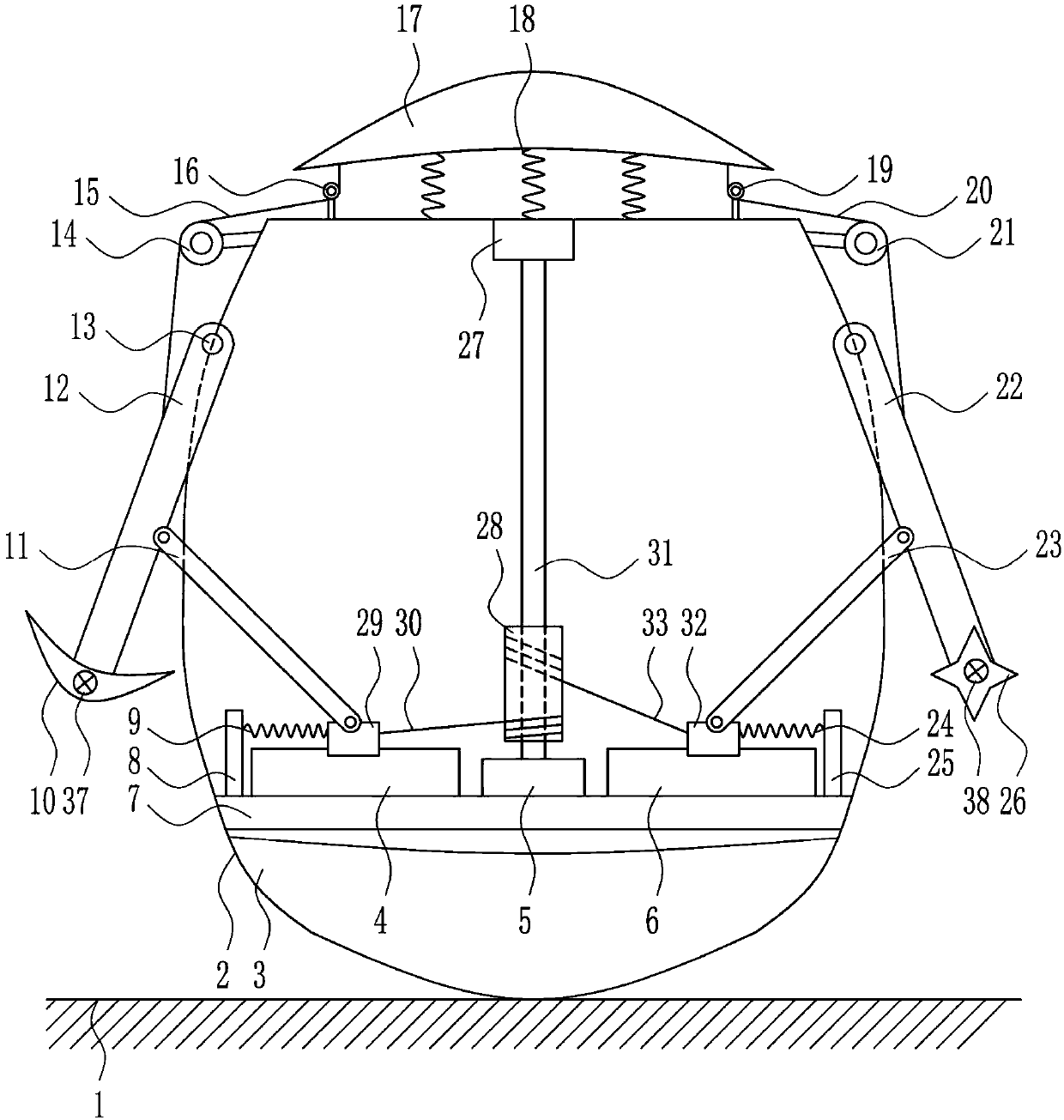 Amusement robot for amusement park