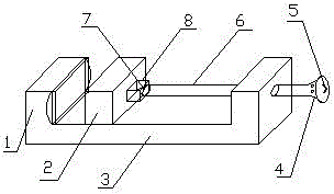 Machine tool positioning device with auxiliary molding block