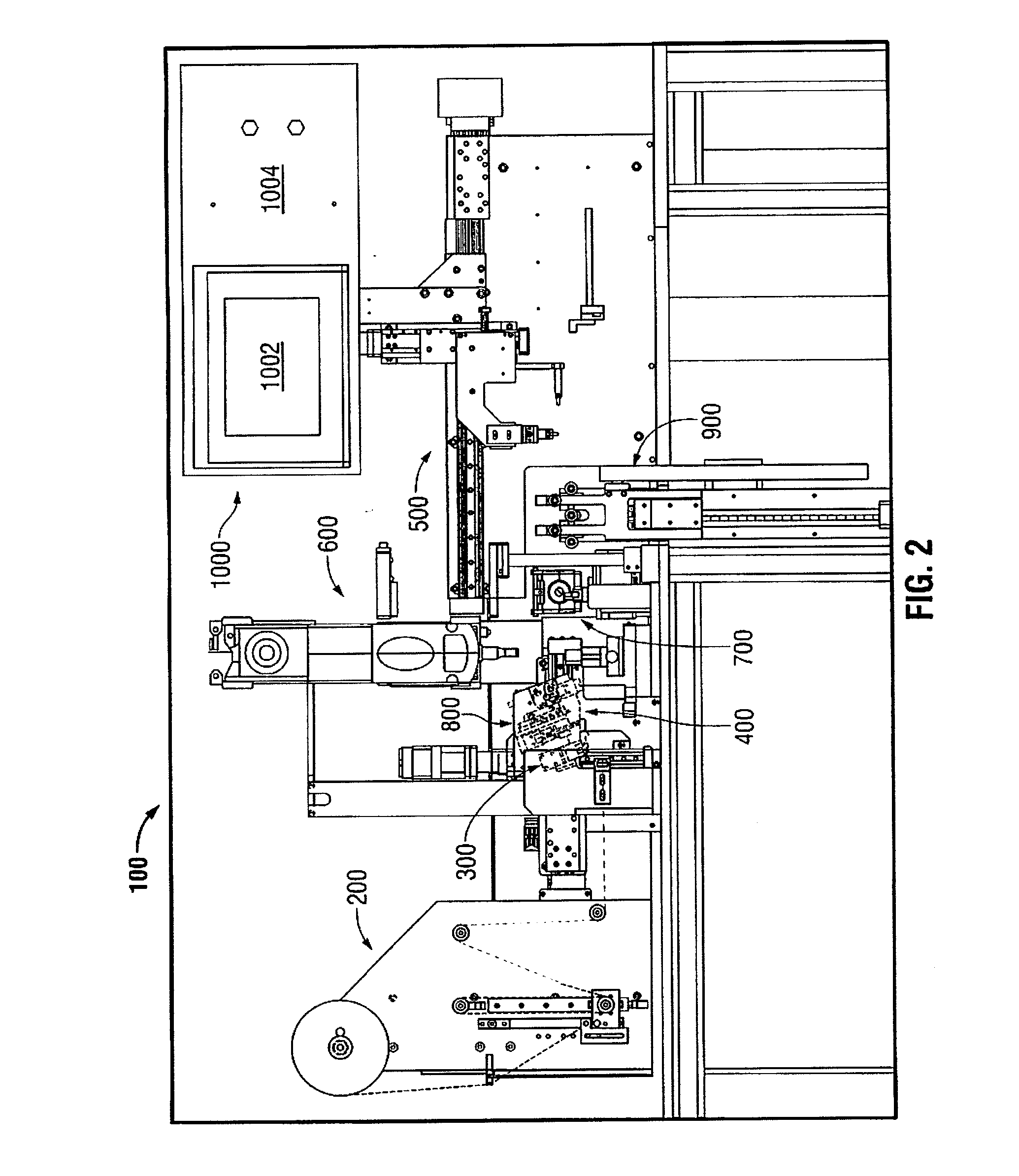 System And Method For Making Tapered Looped Suture