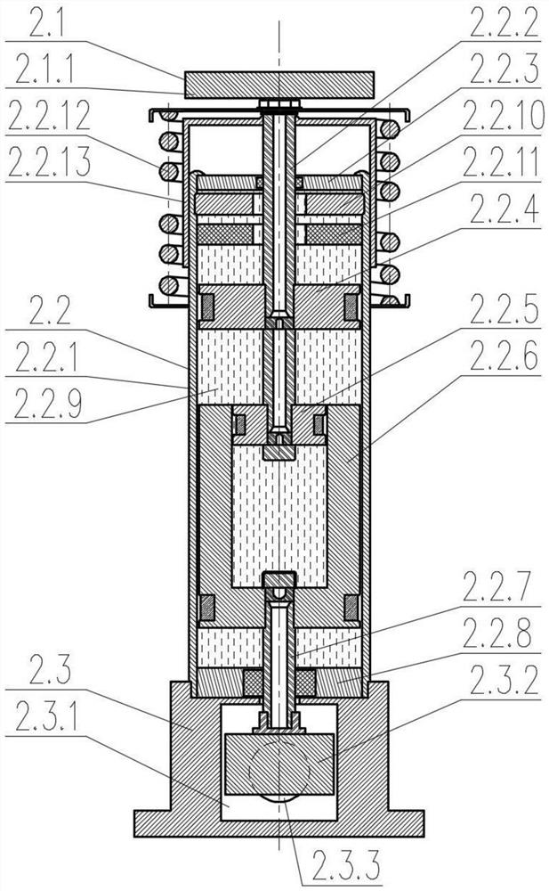 A high-speed train secondary suspension semi-automatic control device