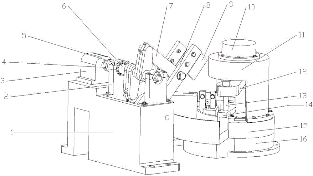 Meat mincing machine capable of automatically overturning meat