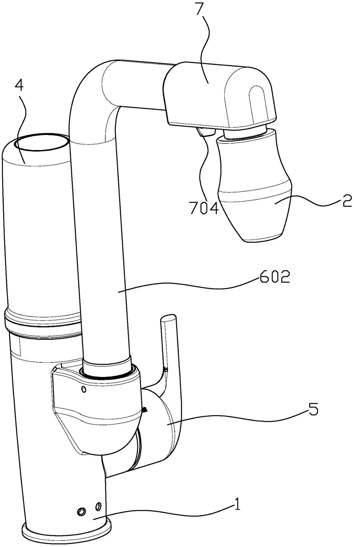 Single-handle valve faucet combining drinking water filtration and clear water washing