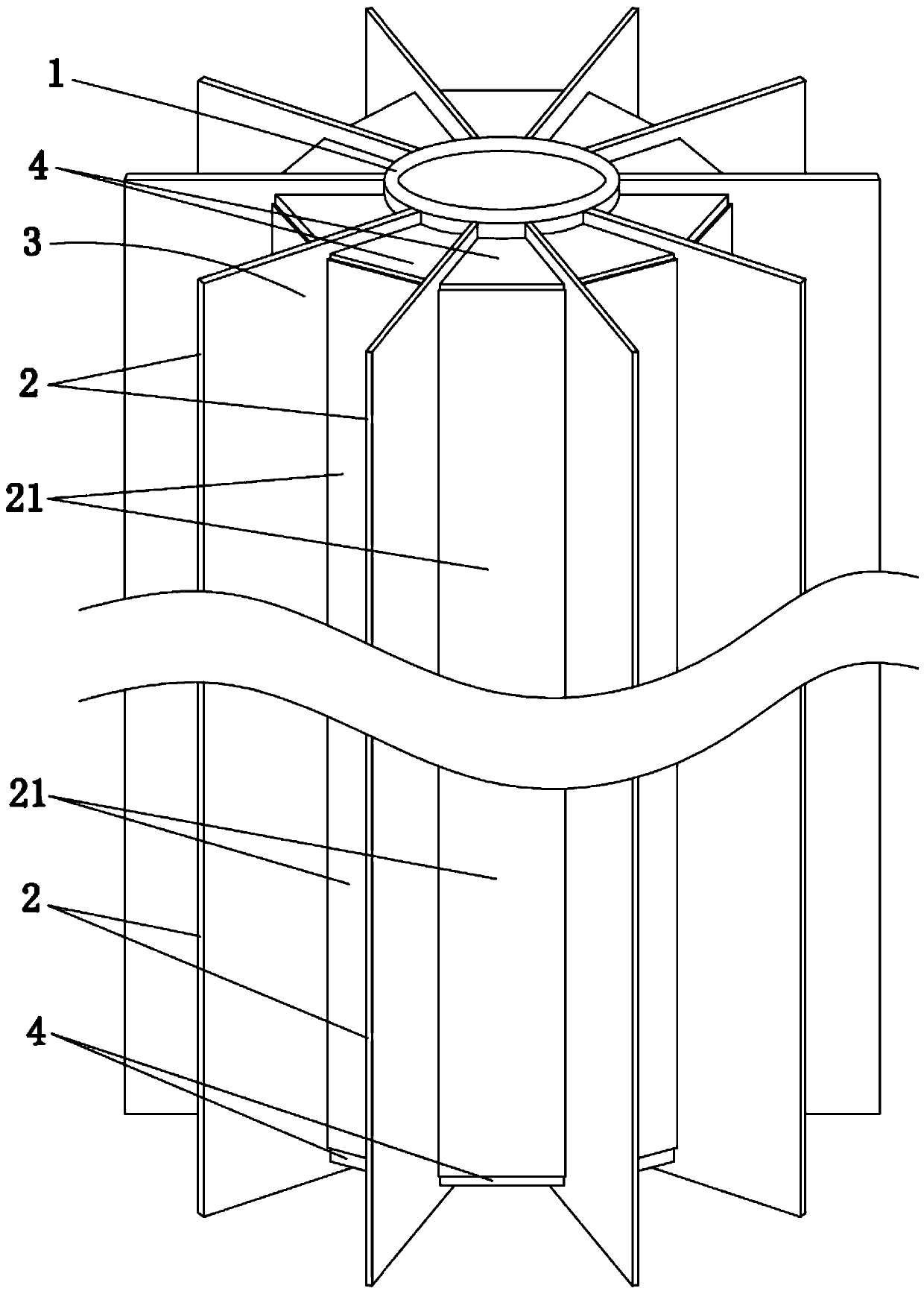 Air temperature vaporizer free from frosting and freezing