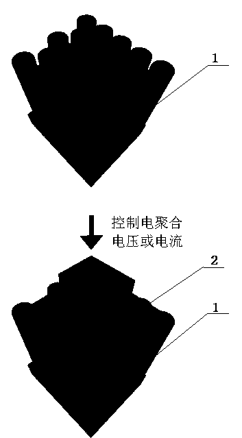 TiO2 nanotube array intertube-space filled polyethylenedioxythiophene composite material, and preparation method and application thereof