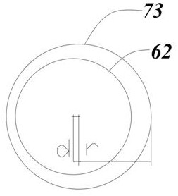 Measuring method of columnar part inner and outer diameter measuring device