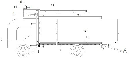 Garbage truck with detachable carriage