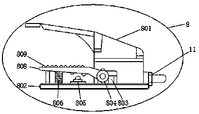 Punching machine capable of effectively preventing switch fixing position from getting loose