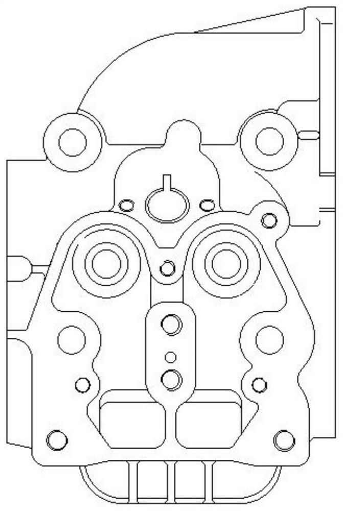 Composite cutter for machining guide pipe hole and seat ring chamfer of aluminum cylinder cover