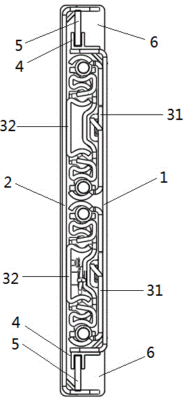 Heavy dust-proof sliding rail