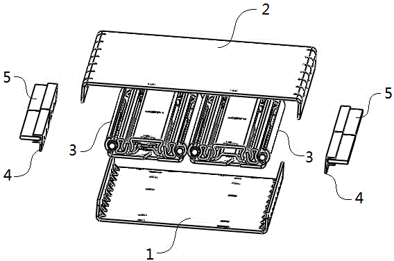 Heavy dust-proof sliding rail