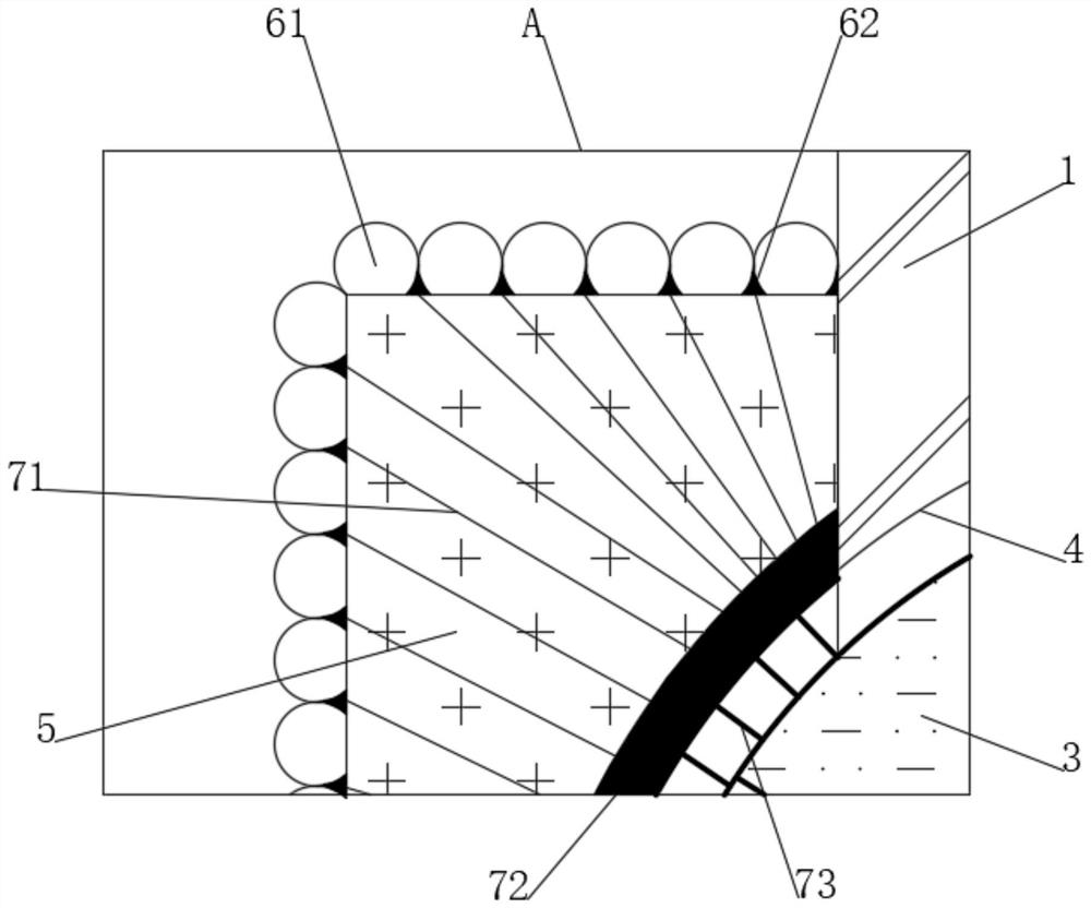 A large cabinet circulation heat dissipation structure that melts and solidifies