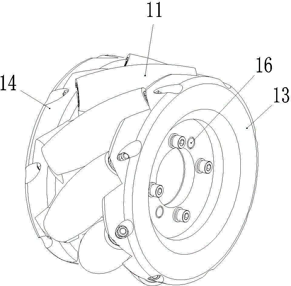 An omnidirectional wheel and an omnidirectional mobile platform using the omnidirectional wheel