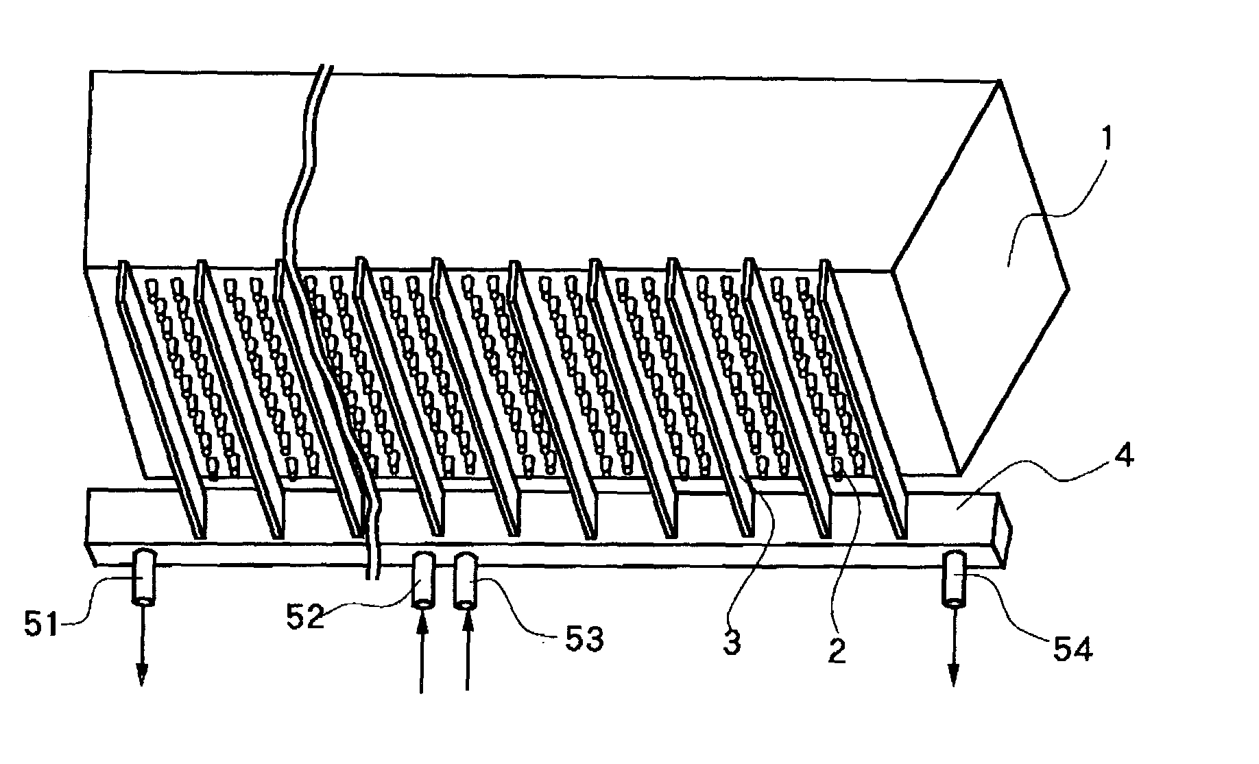 Continuous glass filaments manufacturing equipment