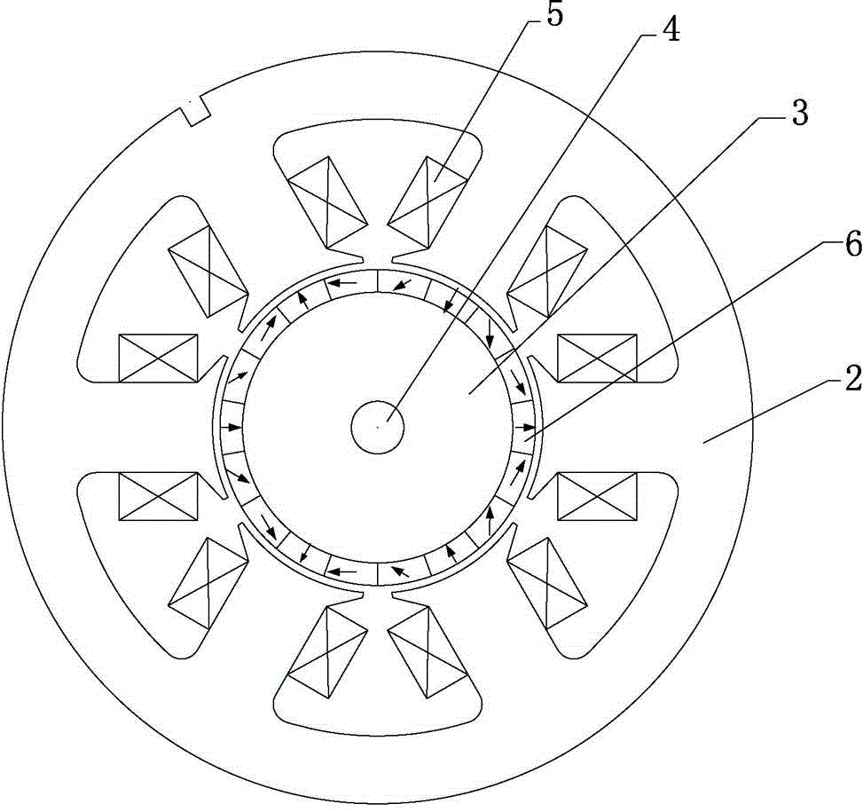 Halbach permanent magnet linear oscillation motor and operation method thereof