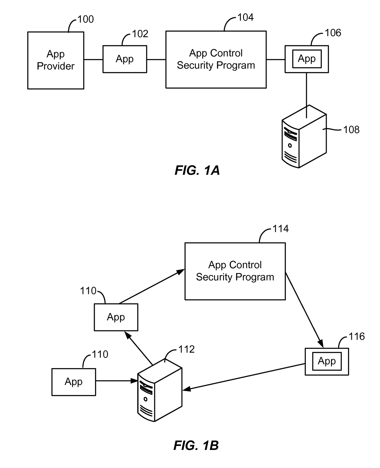 Securing and managing apps on a device using policy gates