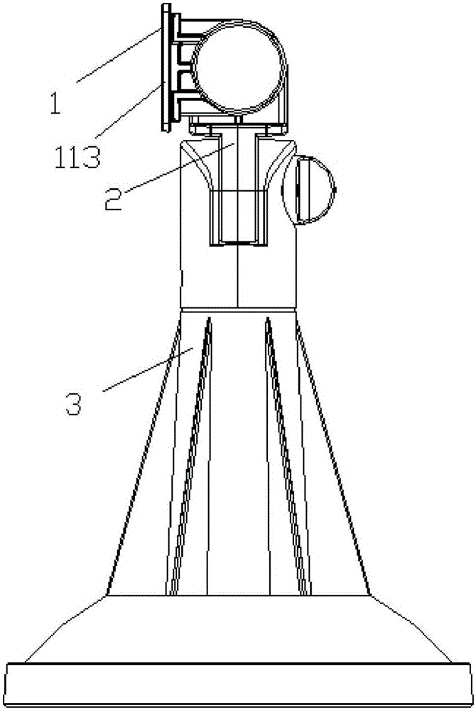 Rotating base for lamps