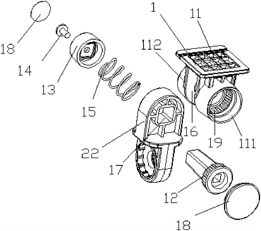 Rotating base for lamps