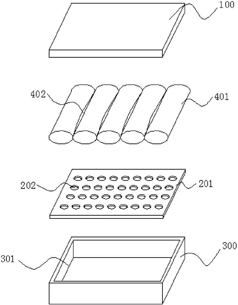 Catheterization nursing device and mattress using catheterization nursing device